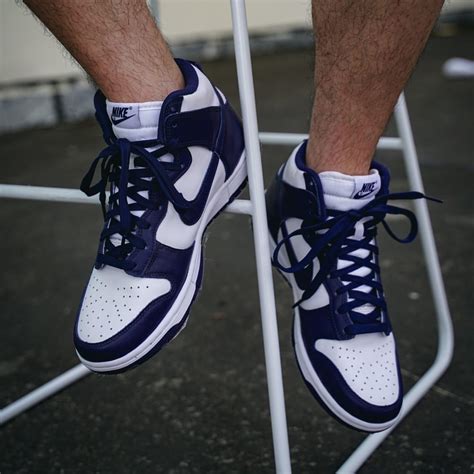 nike dunk high midnight navy stockx|navy blue dunks real.